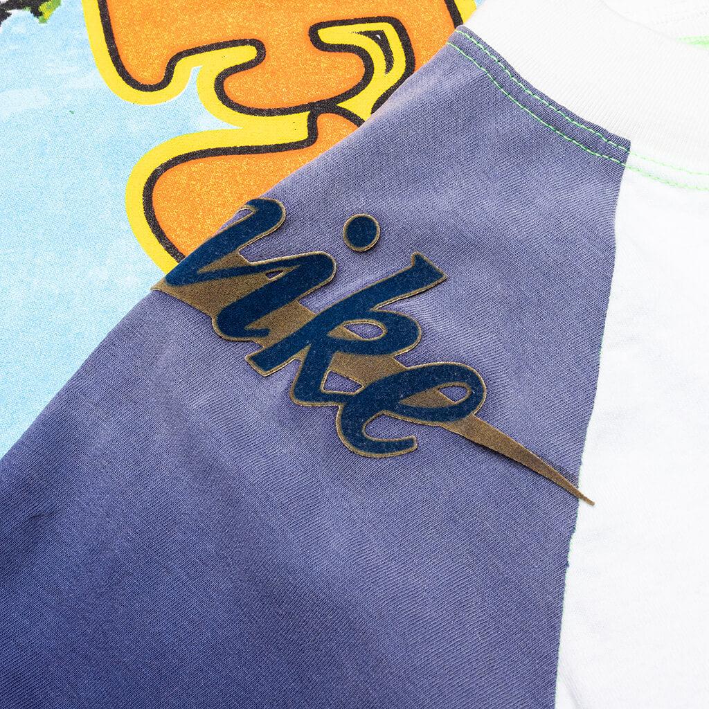 Shit Fuck Raglan Tee Shirt - Multi Male Product Image