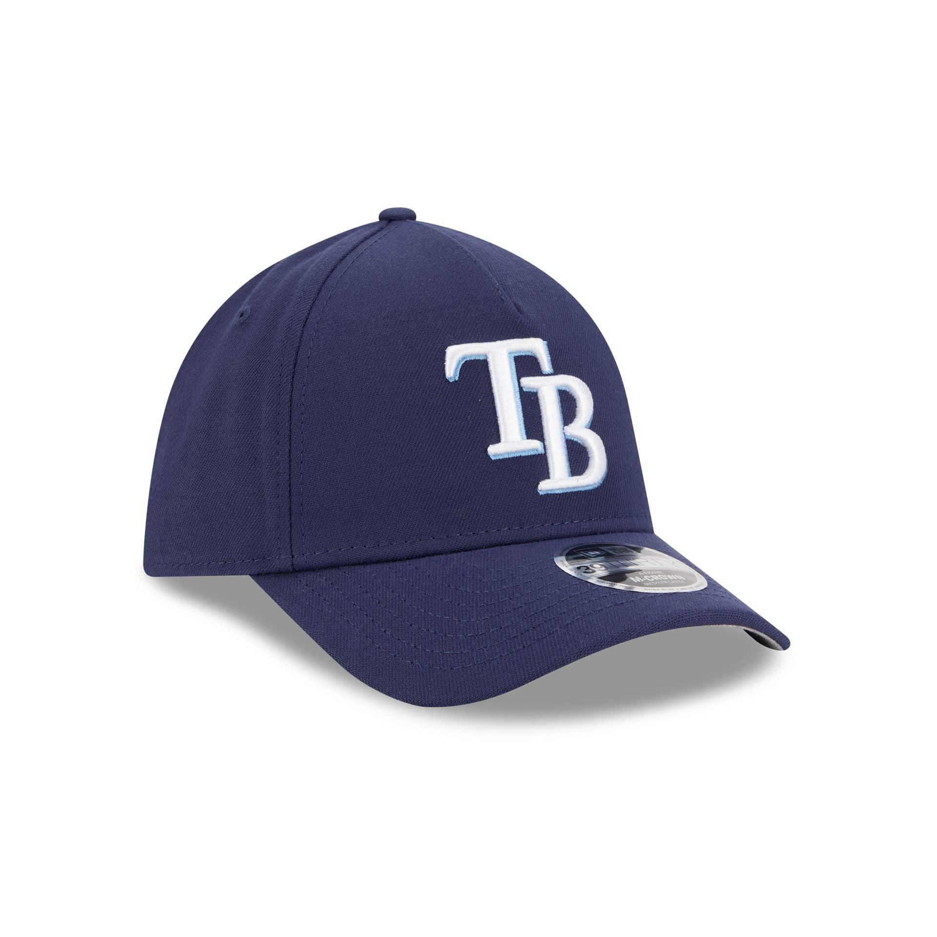 Durham Bulls Theme Night Navy 39THIRTY M-Crown Stretch Fit Hat Male Product Image