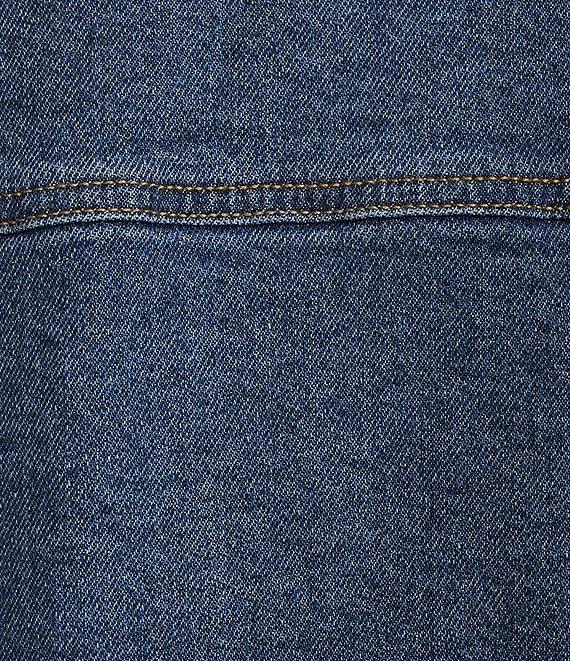 GB Button Front Denim Box Top Product Image