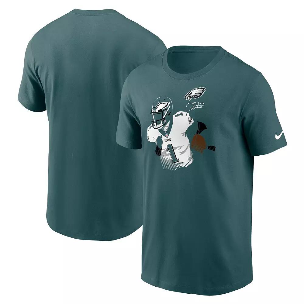 Men's Nike Jalen Hurts Midnight Green Philadelphia Eagles Player Graphic T-Shirt,  Product Image