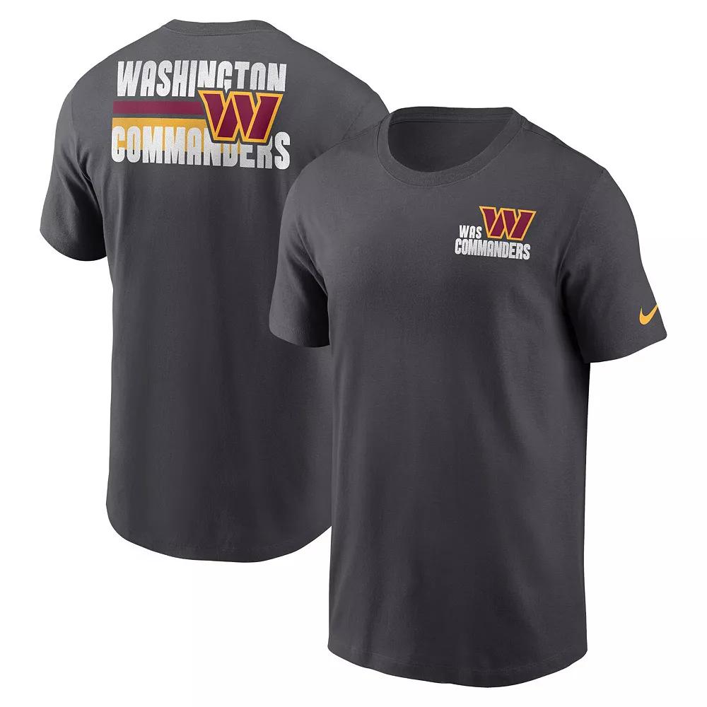 Men's Nike Anthracite Washington Commanders Blitz Essential T-Shirt,  Product Image