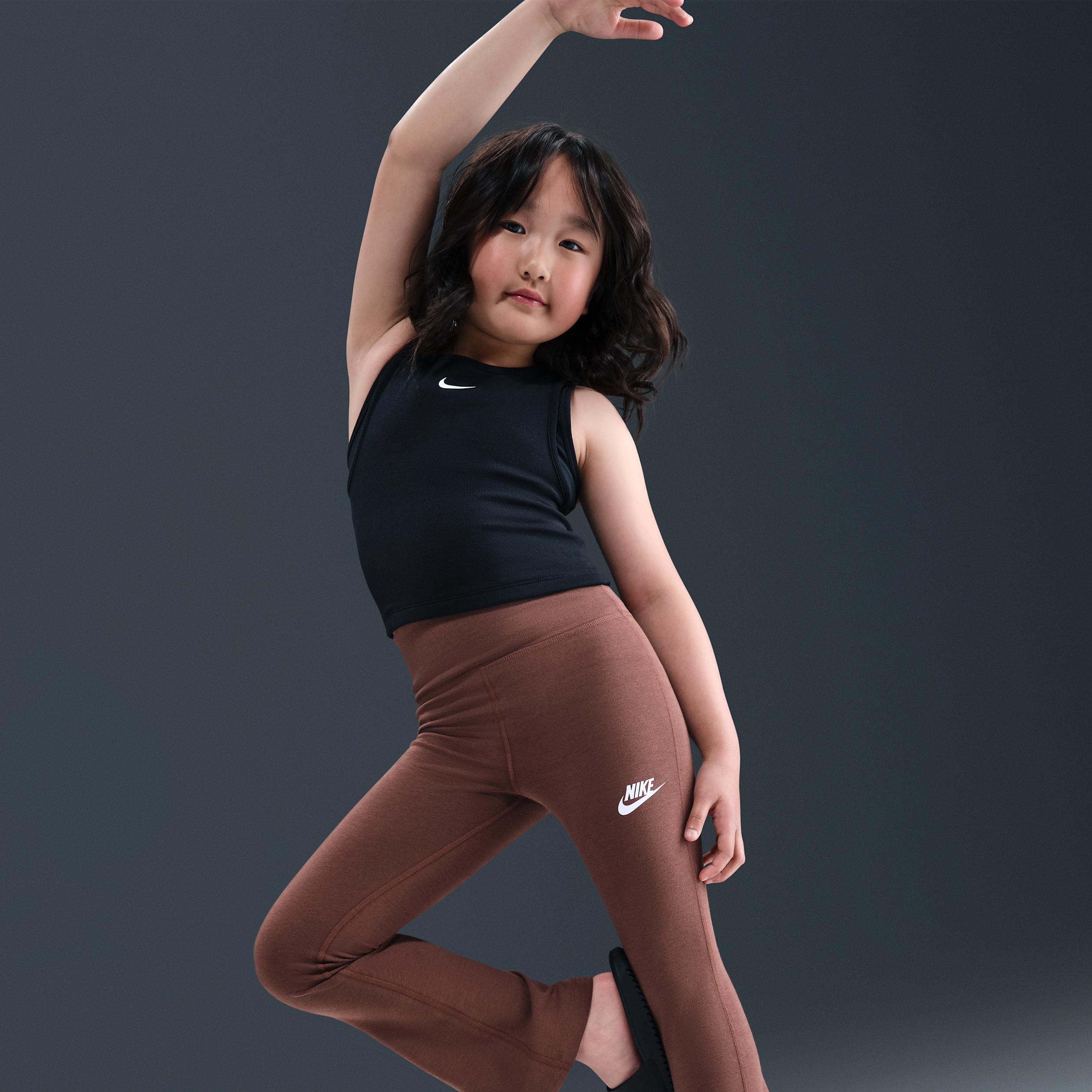 Women's Nike Sportswear Classic Girls' High-Waisted Flared Leggings Product Image