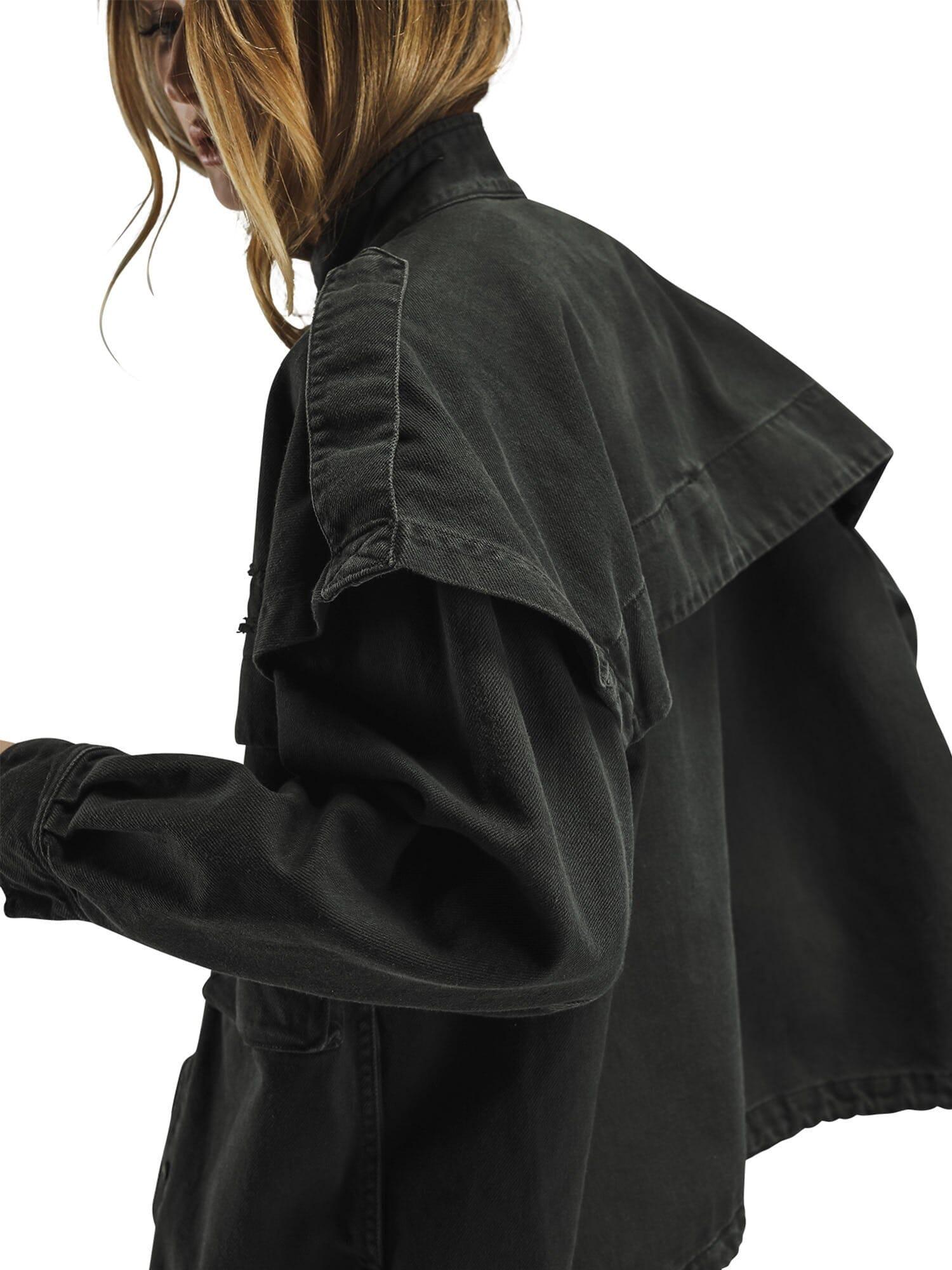 OVERSIZED CTN UTILITY JACKET W Female Product Image
