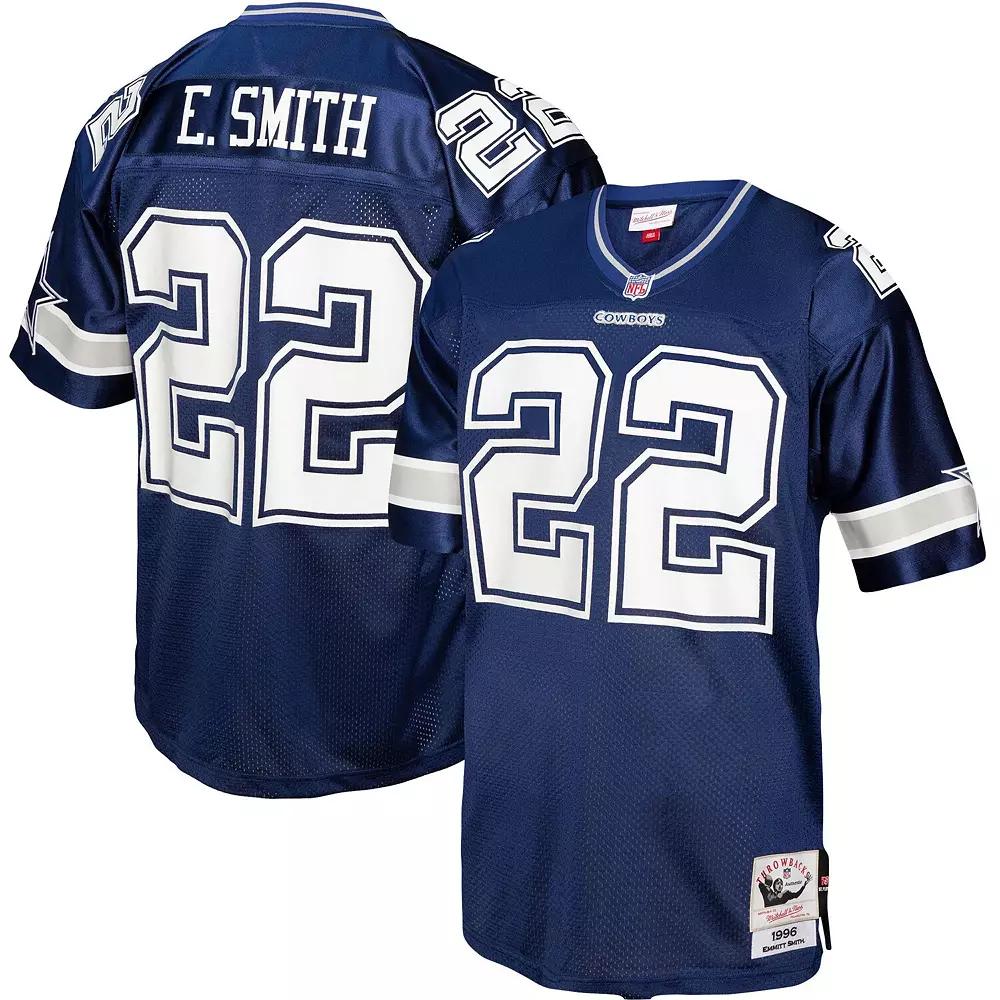 Mens Mitchell & Ness Emmitt Smith Dallas Cowboys Legacy Replica Jersey Blue Product Image