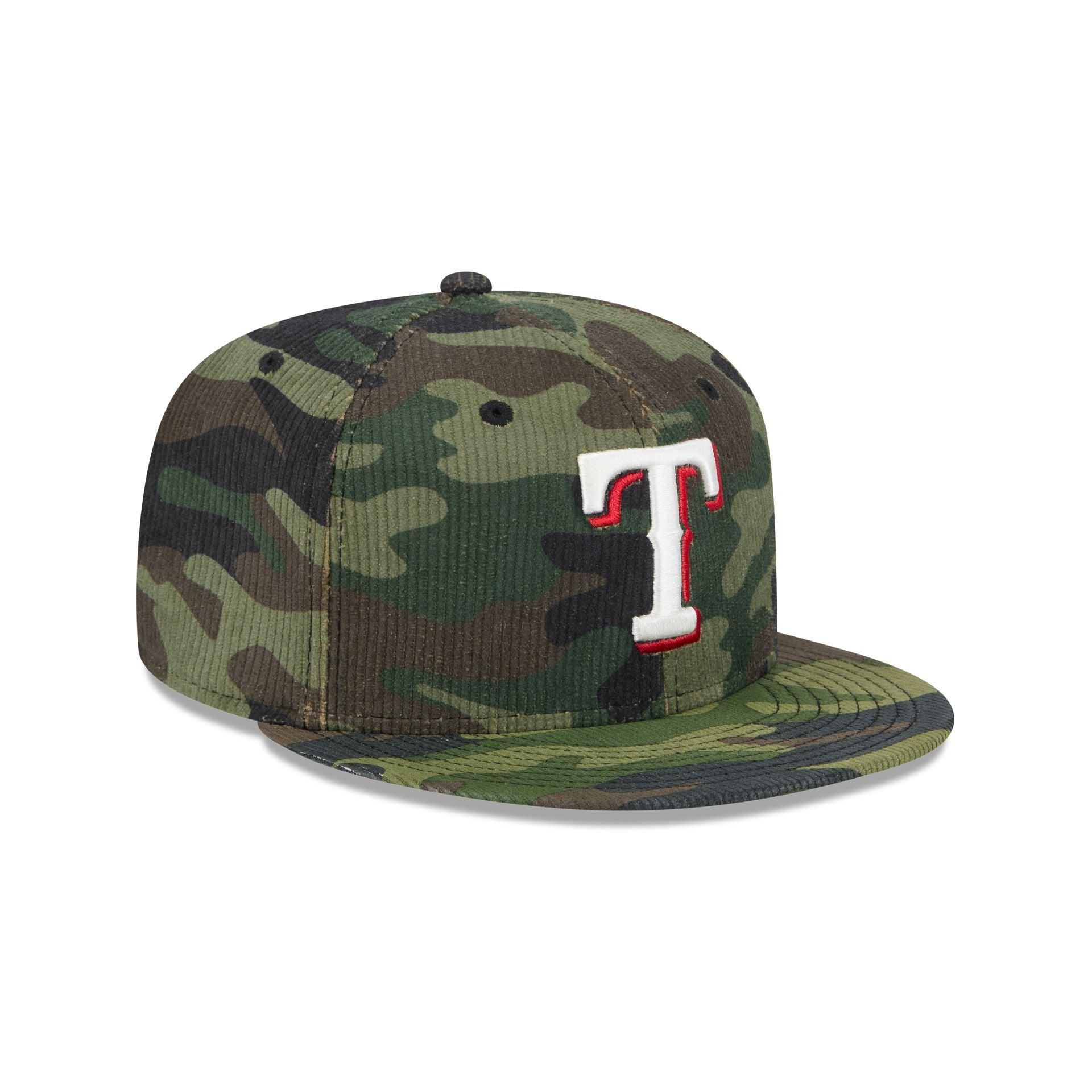 Texas Rangers Camo Cord 59FIFTY Fitted Hat Male Product Image
