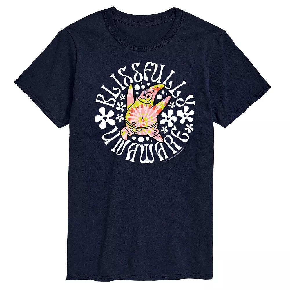 Men's SpongeBob SquarePants Blissfully Unaware Graphic Tee,  Product Image