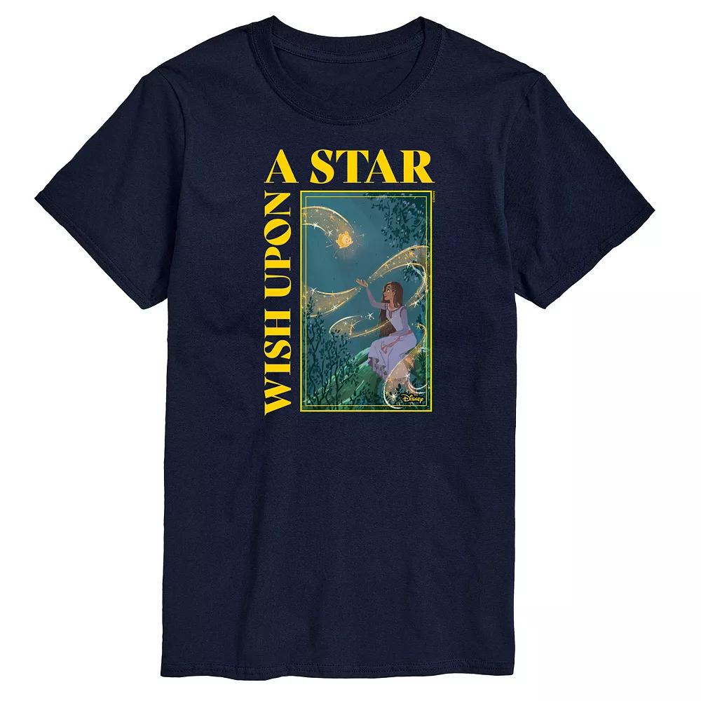 Disney's Wish Big & Tall Wish Upon A Star Graphic Tee, Men's,  Product Image