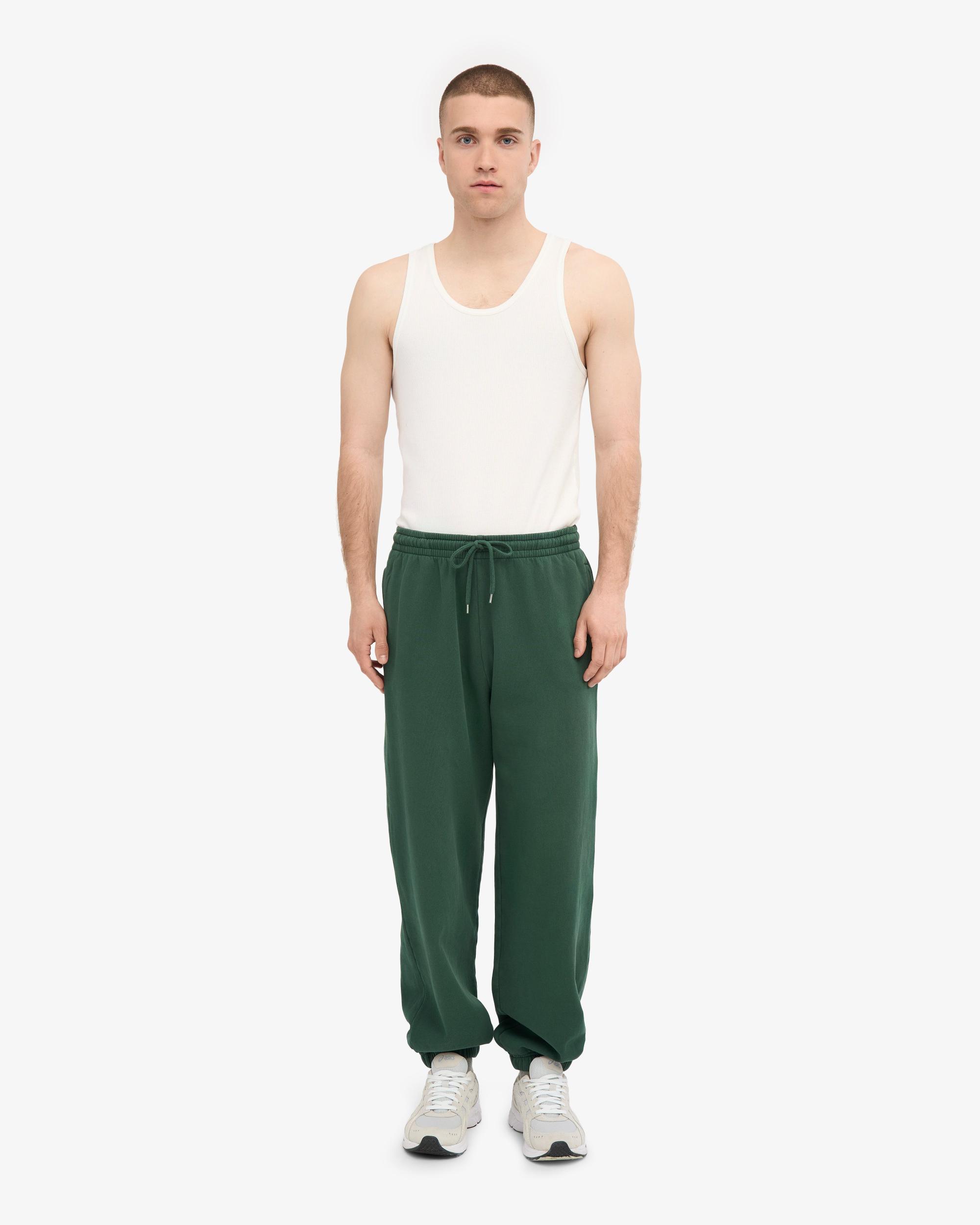 Organic Relaxed Sweatpants - Coffee Brown Product Image