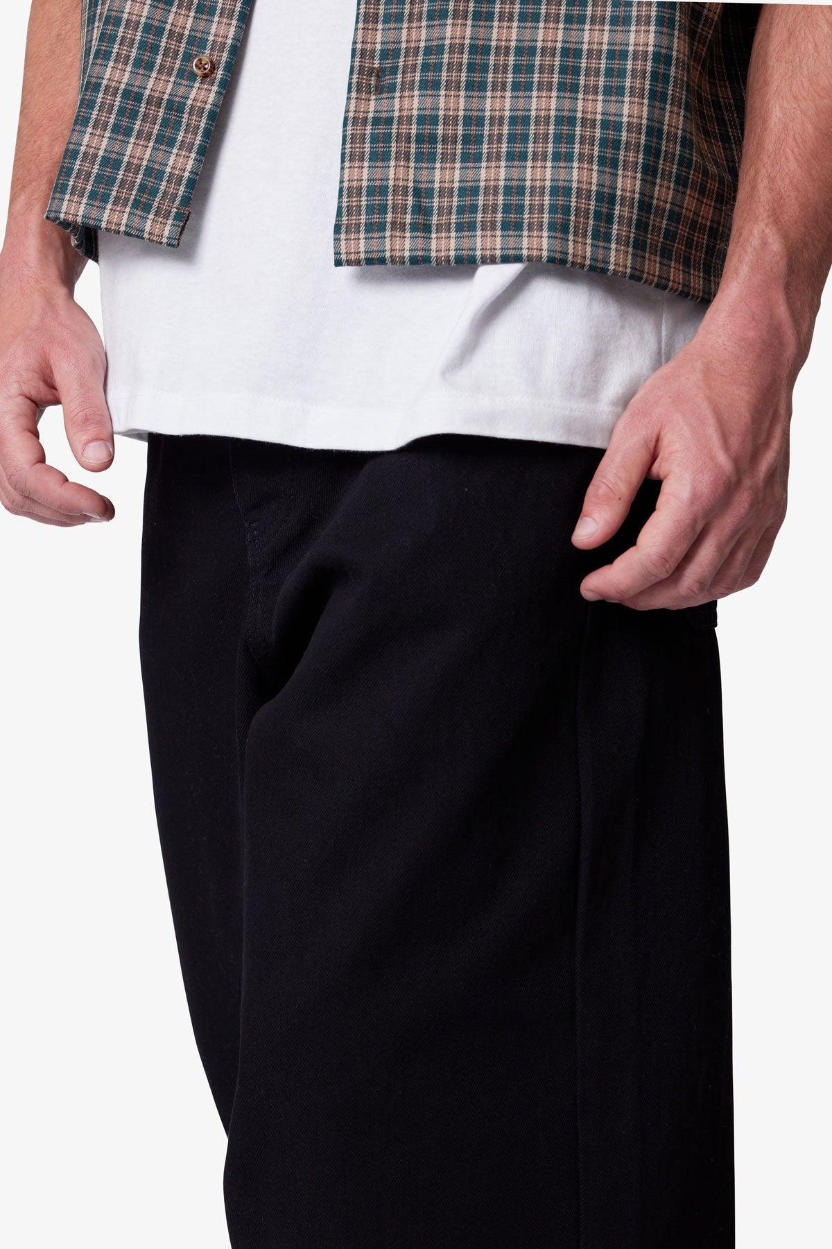 Raw Baggy Rave Denim - Washed Black Product Image