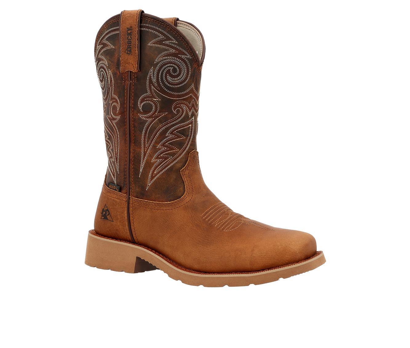 Men's Rocky Monocrepe Western Work Boots Product Image