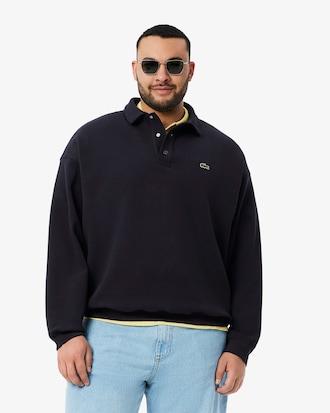 Men's Loose Fit Piqué Sweatshirt Product Image