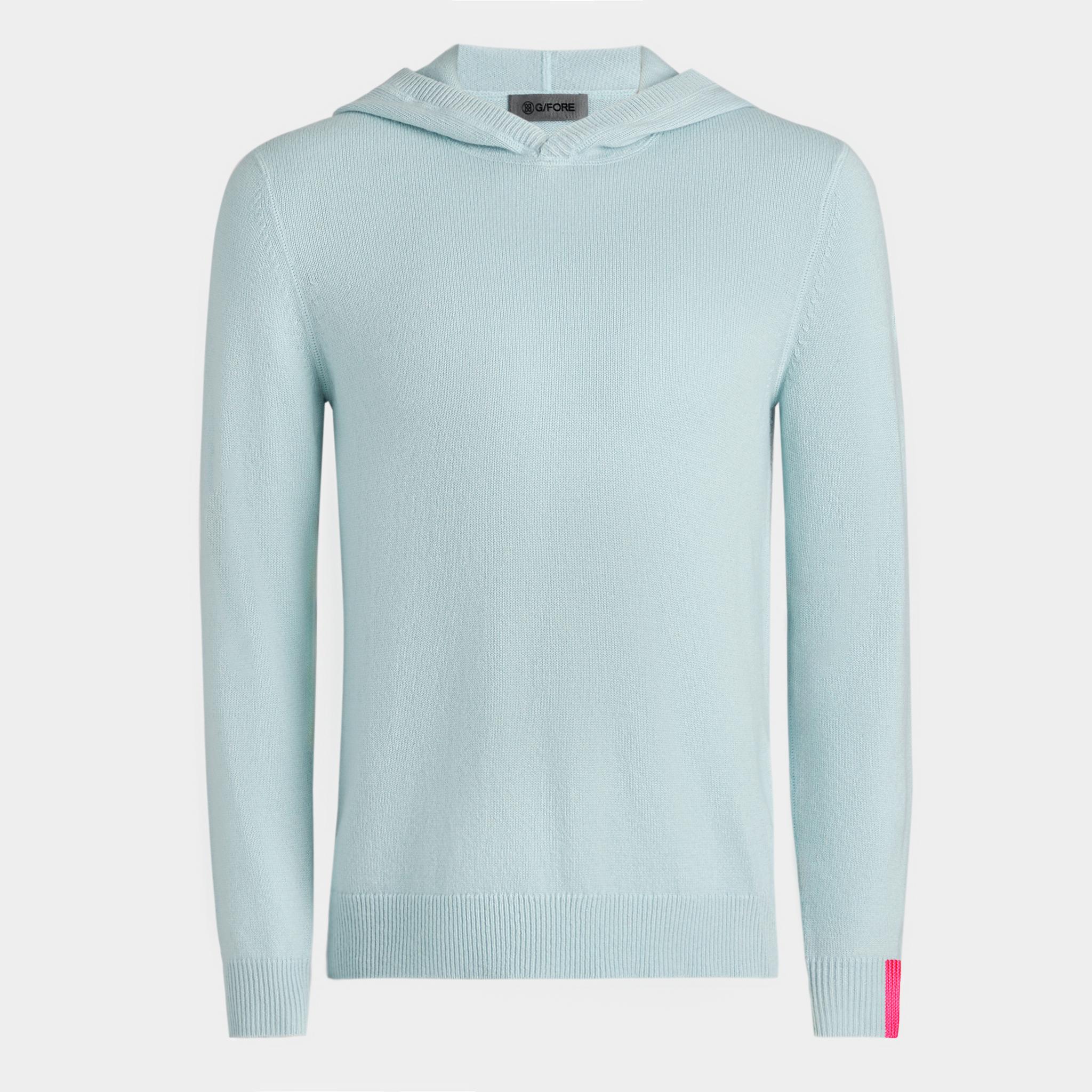 WASHABLE CASHMERE HOODED SWEATER Product Image