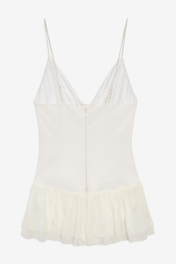 Josie Micro Mini Dress — Cream Product Image