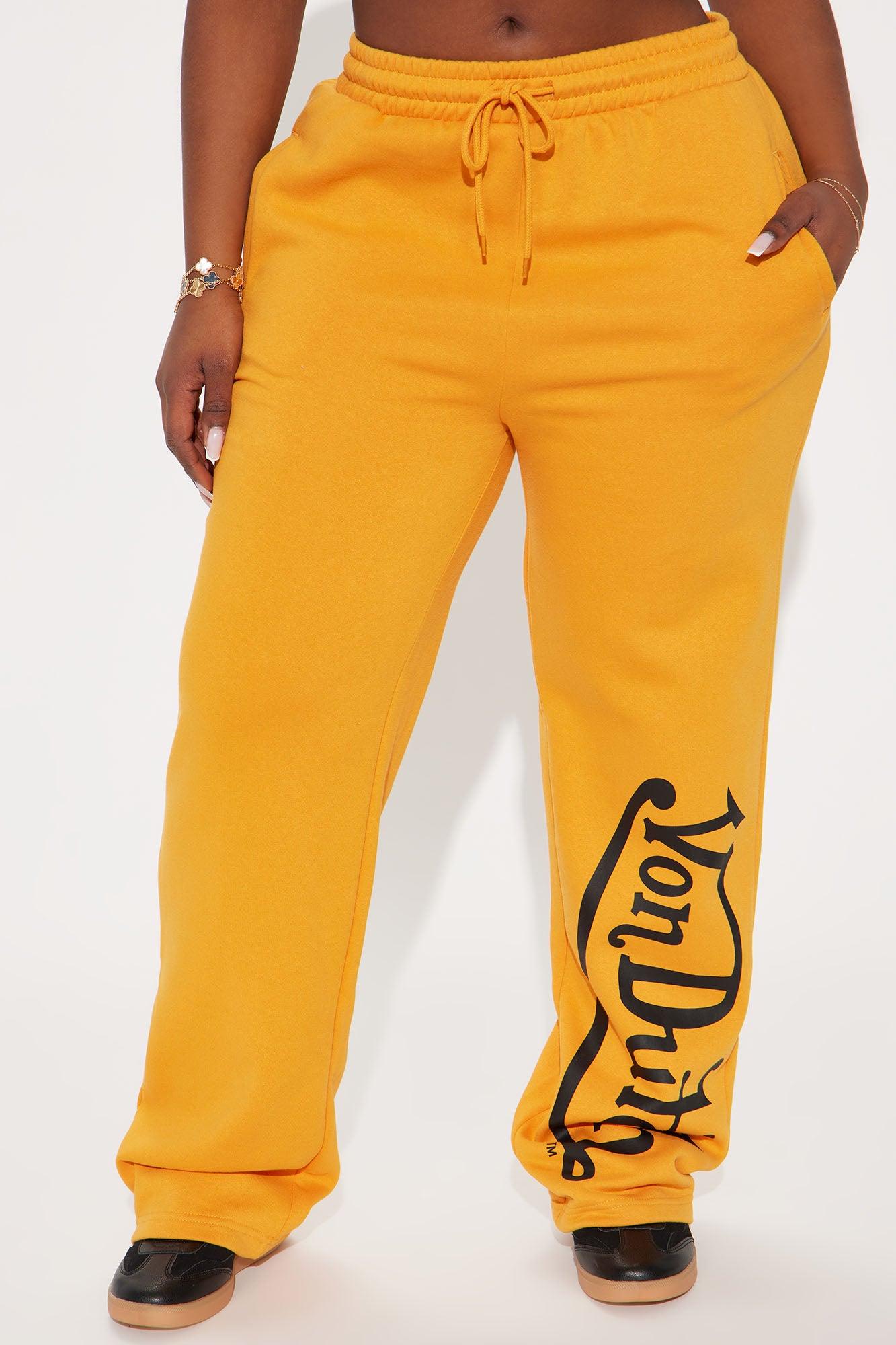 Von Dutch Wide Leg Pant - Orange Product Image