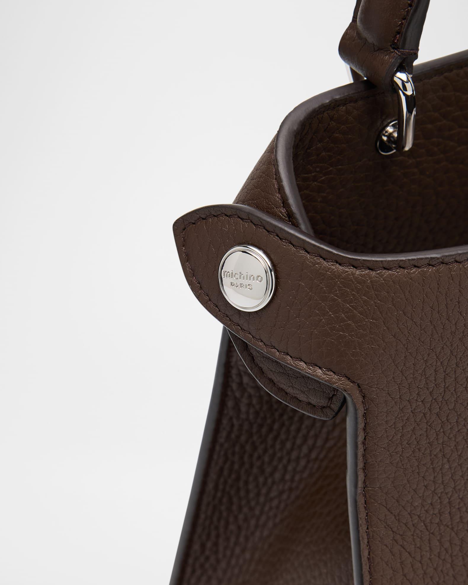 Lutece Mini Grained Leather Top-Handle Bag Product Image