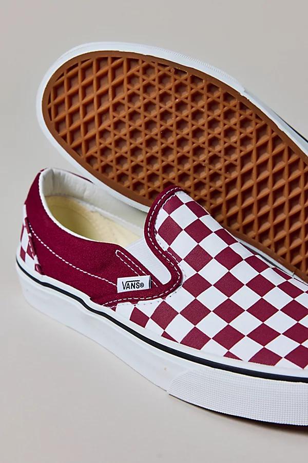 Vans Mens Classic Slip-On Checkerboard Sneaker Mens at Urban Outfitters Product Image
