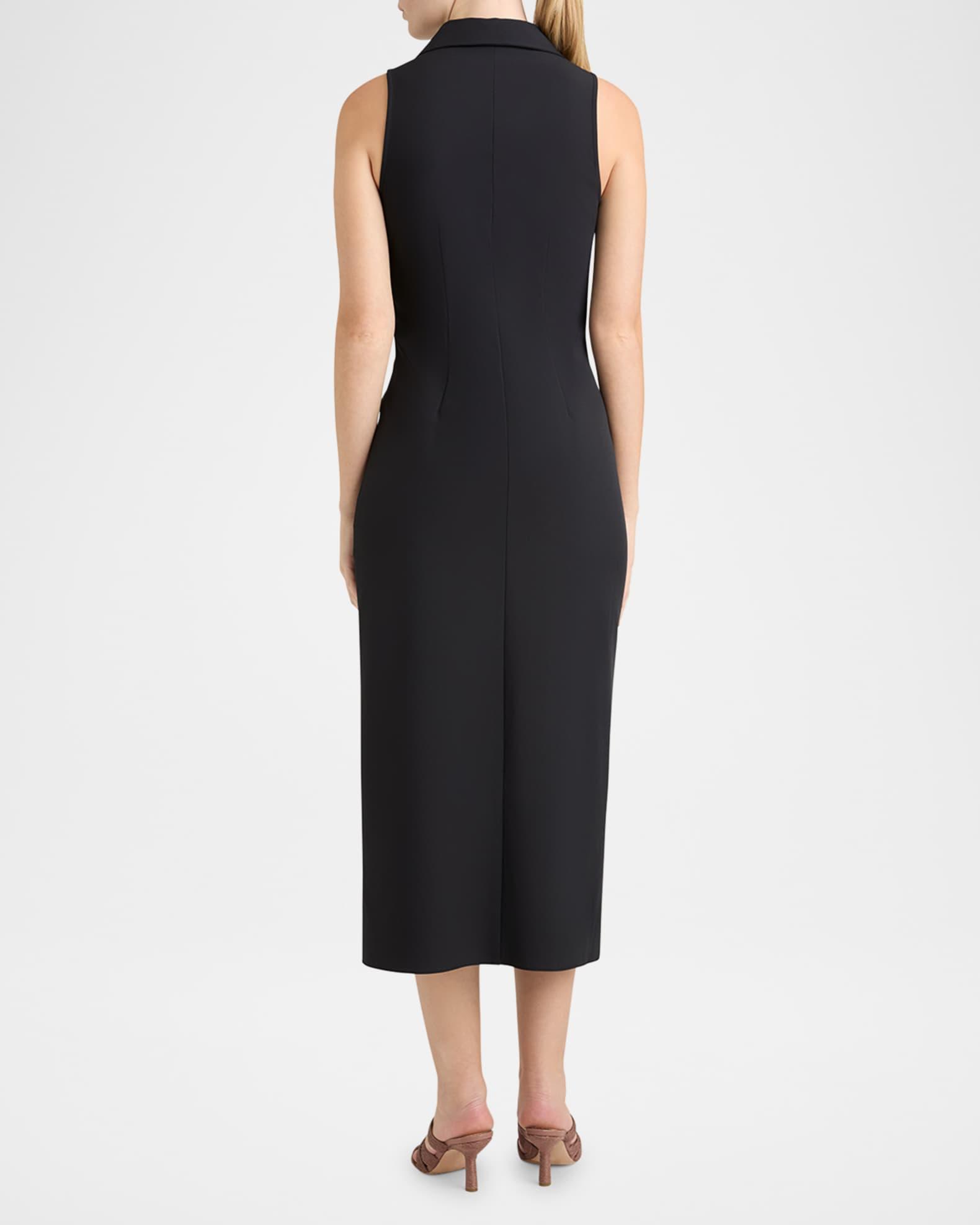 Mckenna Sleeveless Twist-Front Midi Dress Product Image