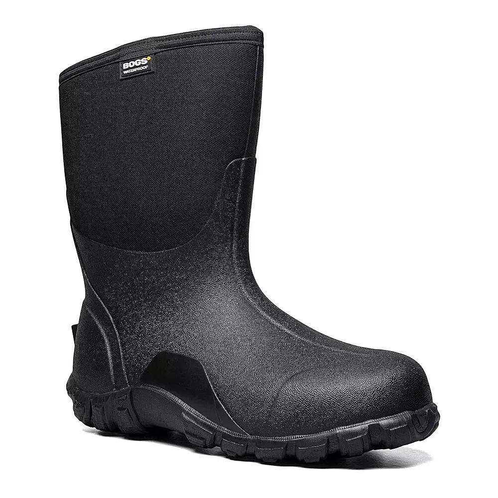 Bogs Classic Men's Mid Waterproof Boots, Size: 13, Black Product Image