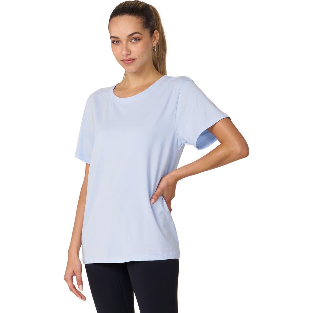 Rebody Active Rebody Essentials Oversized Short Sleeve Top in Baby Blue at Nordstrom, Size X-Small Product Image