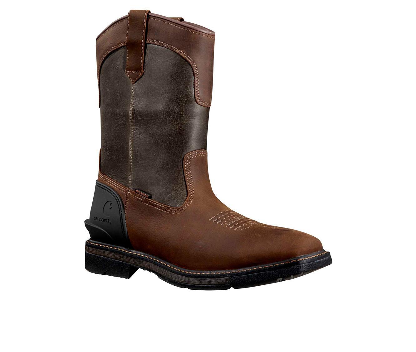 Men's Carhartt Montana Water Resistant 11" Steel Toe Wellington Work Boots Product Image