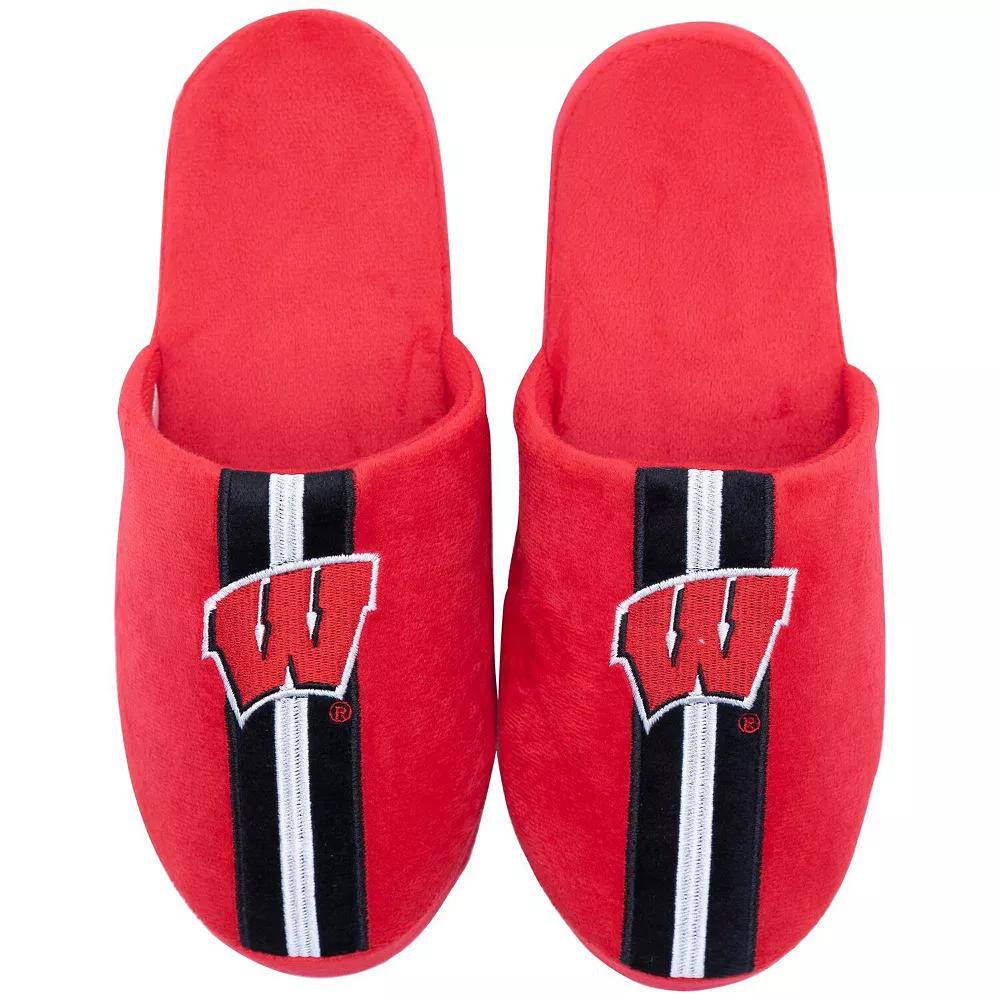 Men's ZooZatz Wisconsin Badgers Slippers,  Product Image