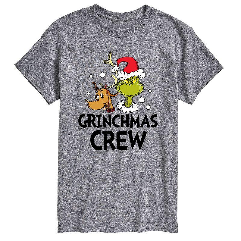 Big & Tall Grinchmas Crew Tee, Men's,  Product Image