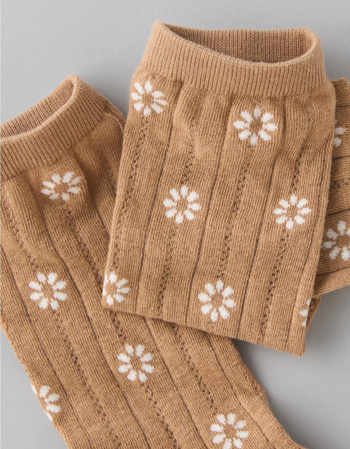 AE Pointelle Crew Socks Product Image