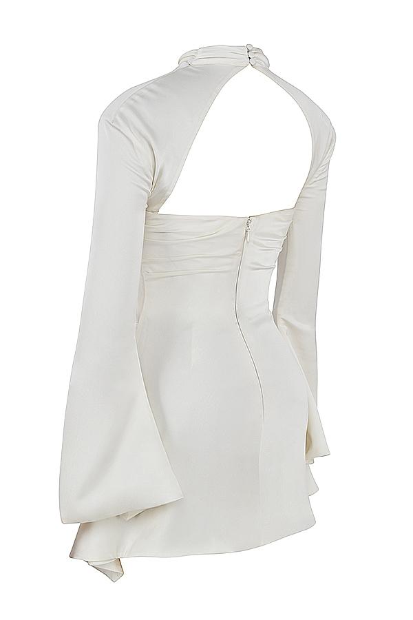 Toira  ivory draped corset dress - sale Product Image