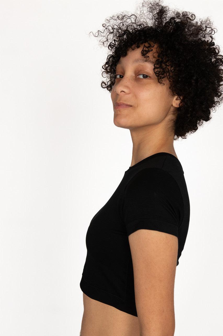 Double Layer Crop Tee Product Image