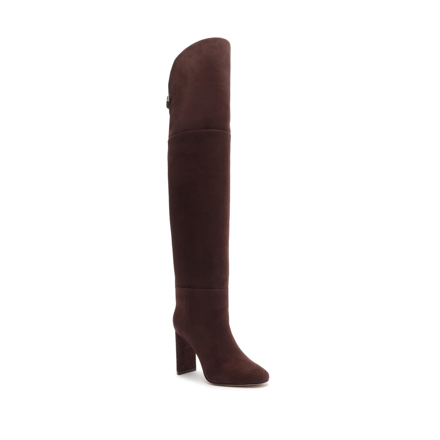 Austine Casual Over the Knee Suede Boot Female Product Image