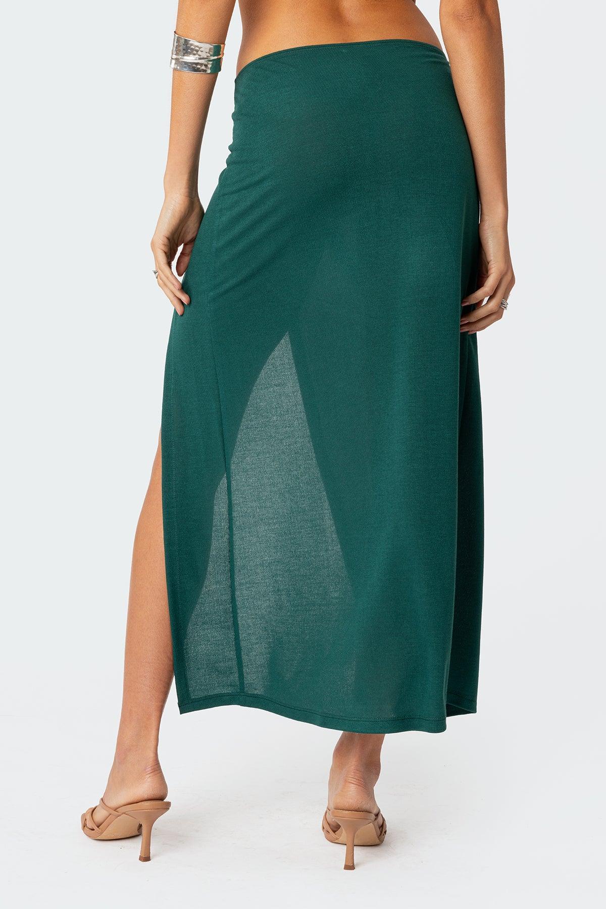 Nyssa Wrap Midi Skirt Product Image