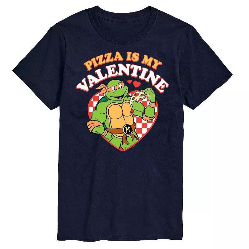 Big & Tall Teenage Mutant Ninja Turtles Pizza My Valentine Tee, Men's,  Product Image