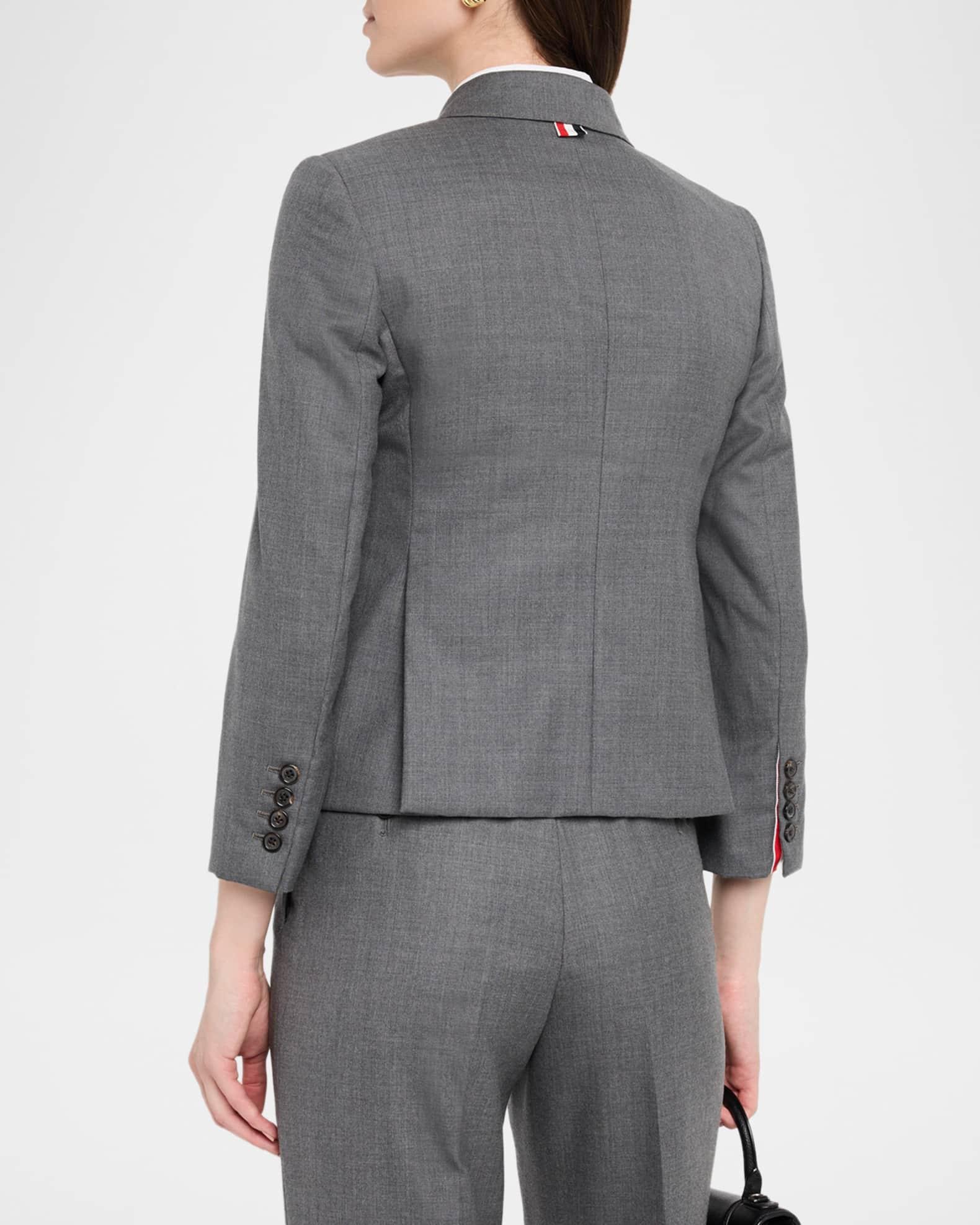 High-Armhole Single-Breasted Twill Sport Coat Product Image
