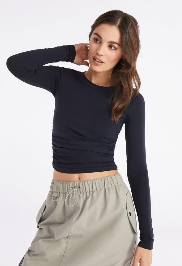 JustFab Margaux Platform Loafer Pump Womens Black/ White Size 8.5 Product Image