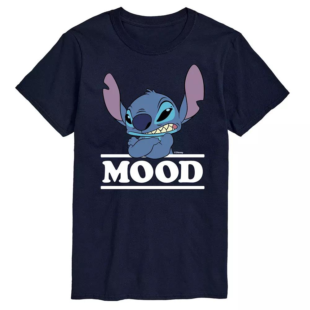 Disney's Lilo and Stitch Big & Tall Mood Graphic Tee, Men's,  Product Image