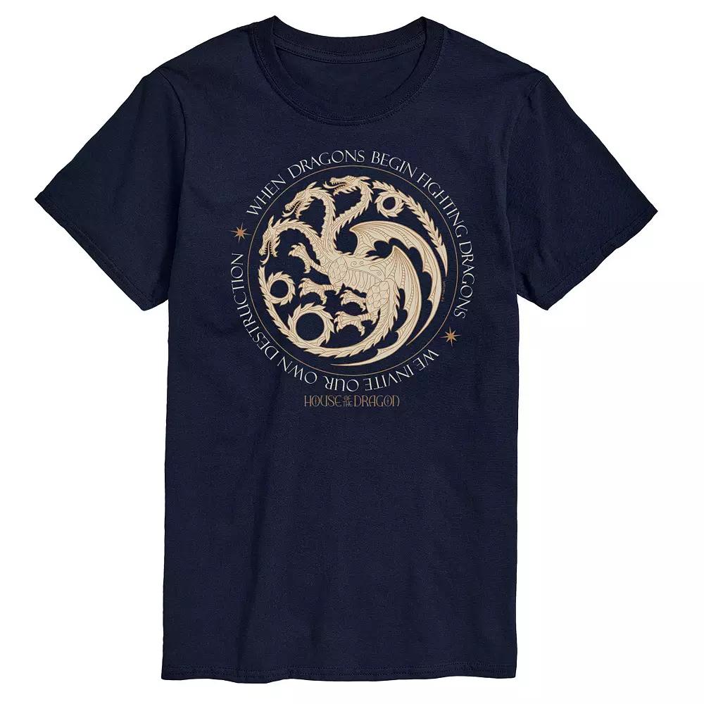 Men's House Of Dragon Dragons Begin Fighting Graphic Tee,  Product Image