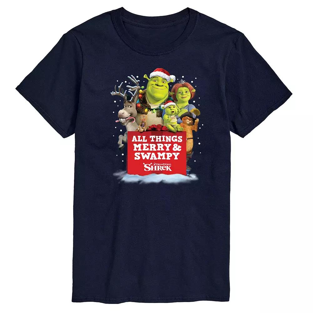 Men's Shrek All Things Merry And Swampy Graphic Tee,  Product Image
