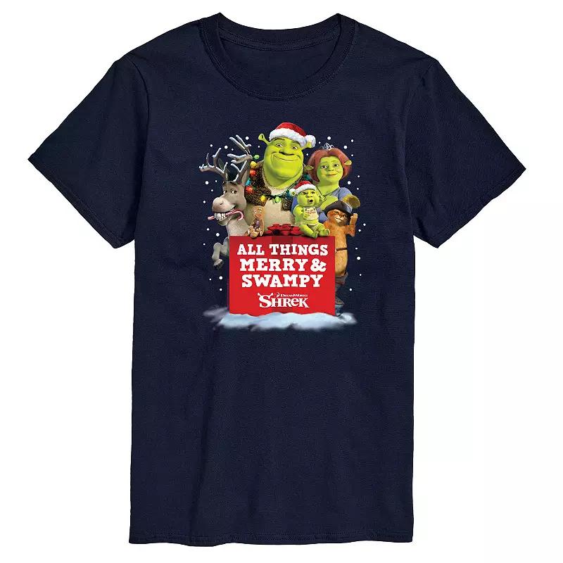 Men's Shrek All Things Merry And Swampy Graphic Tee,  Product Image