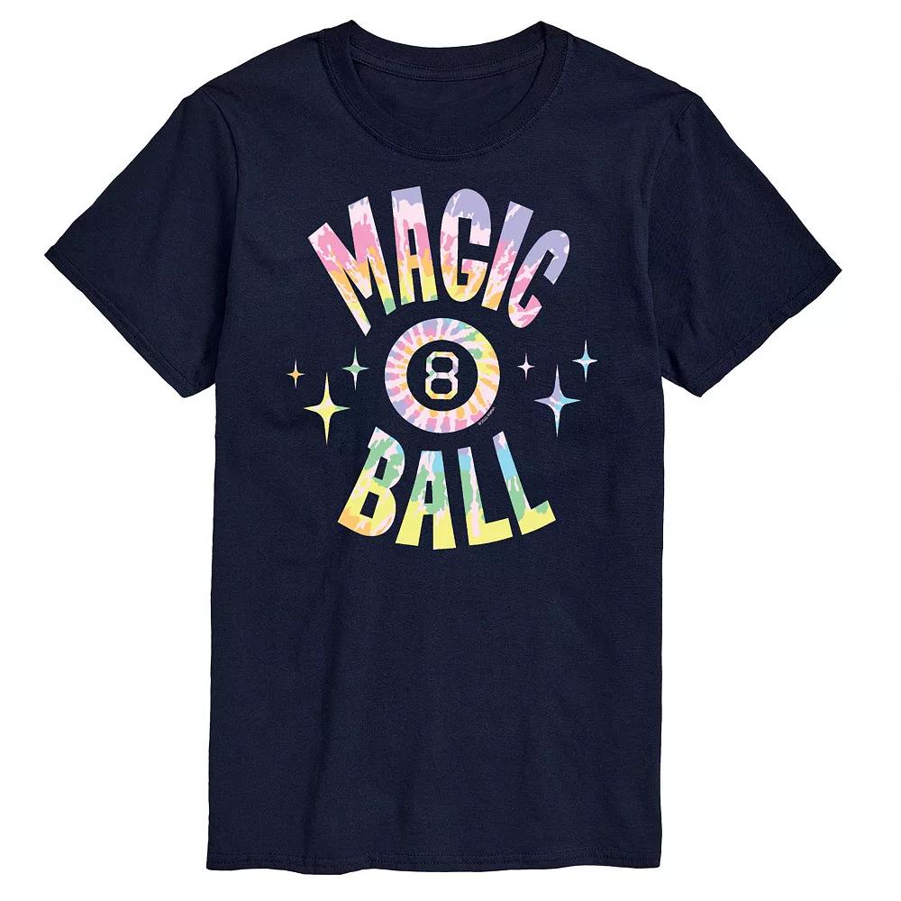 Big & Tall Magic 8 Ball Tie Dye Graphic Tee, Men's,  Product Image