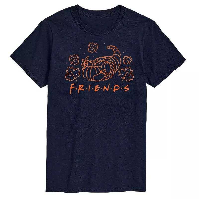 Big & Tall Friends Logo With Cornucopia Graphic Tee, Men's,  Product Image