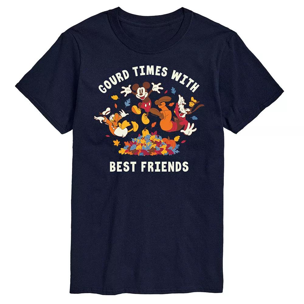 Disney's Mickey Mouse and Friends Big & Tall Gourd Times With Best Friends Graphic Tee, Men's,  Product Image