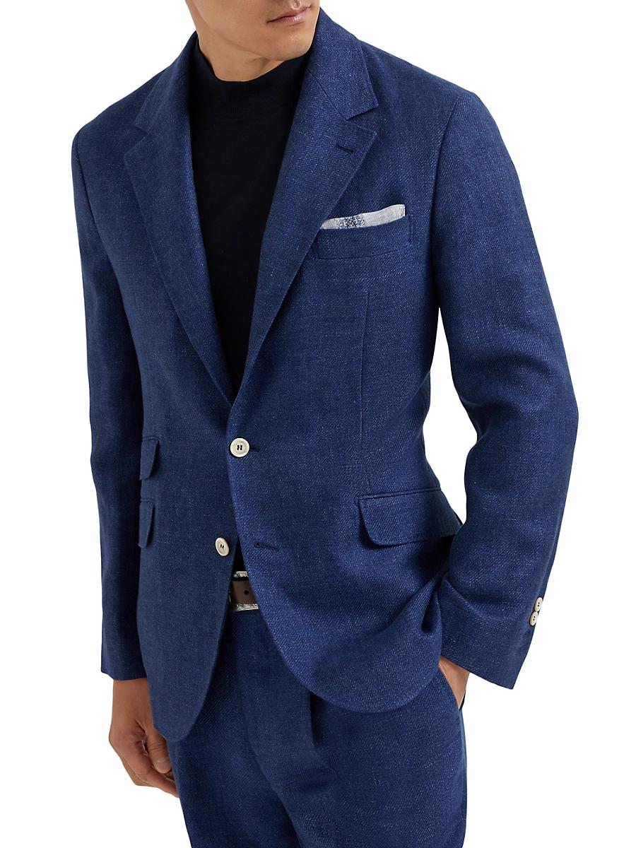 Mens Diagonal Deconstructed Cavallo Blazer Product Image