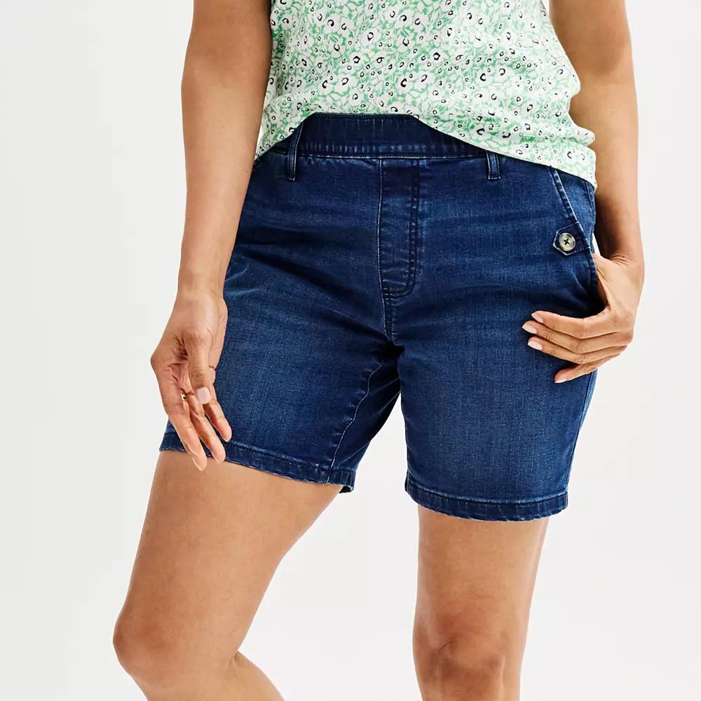 Women's Croft & Barrow® Modern Pull-On Shorts,  Product Image