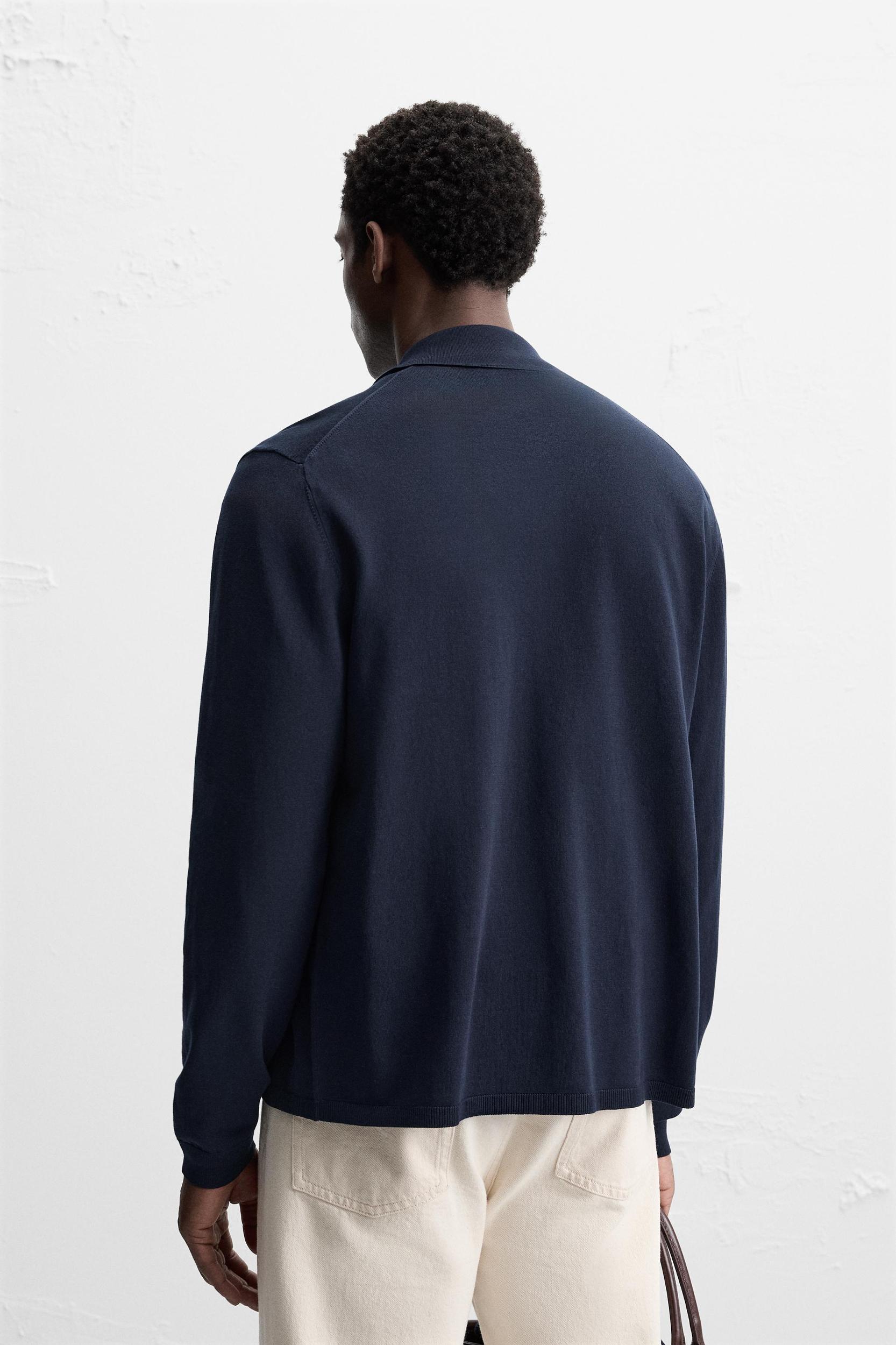 LYOCELL BLEND KNIT SHIRT Product Image