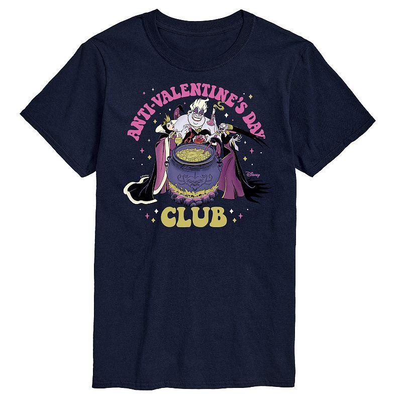 Disney Villains Ursula Men's Anti Valentines Day Club Graphic Tee,  Product Image
