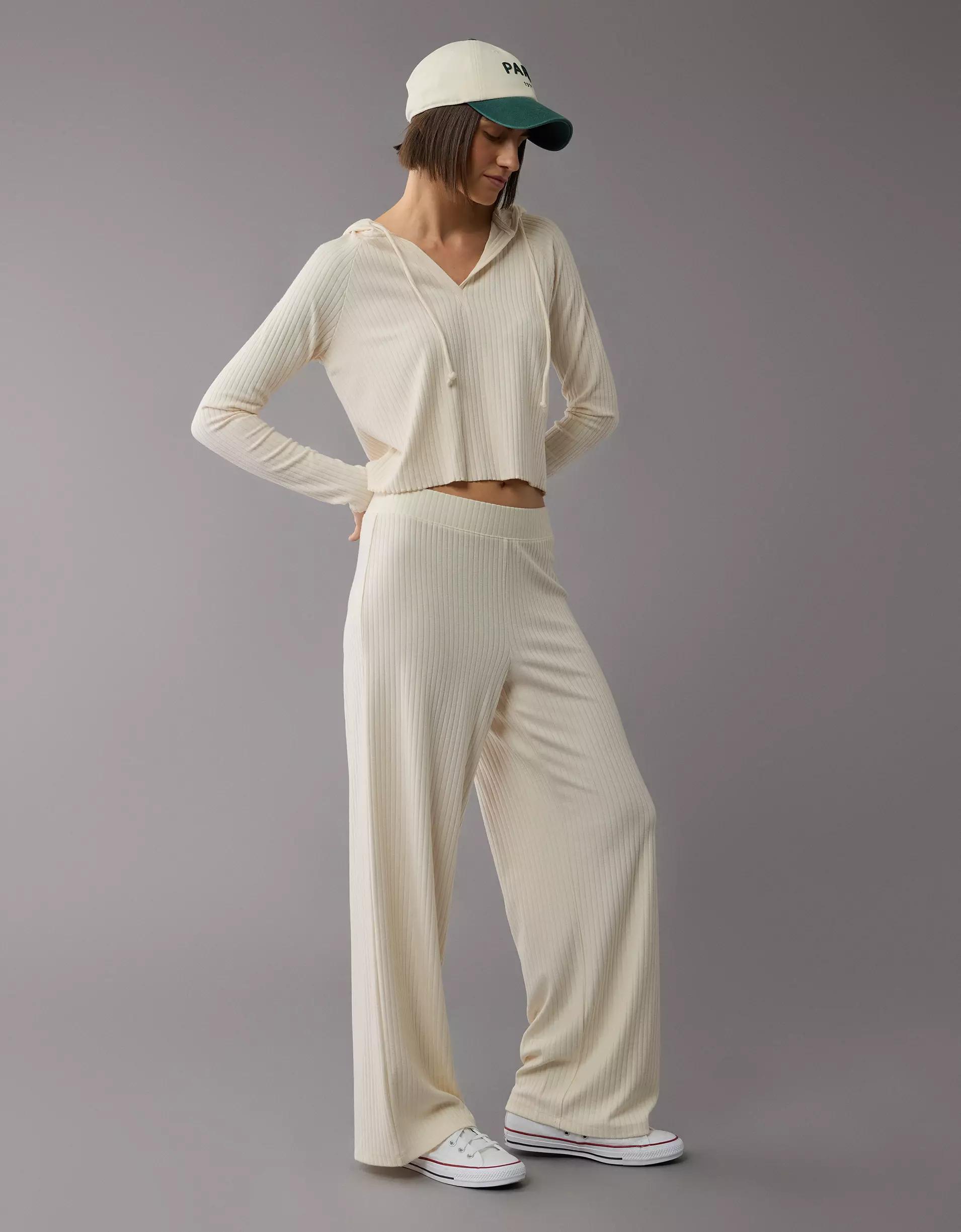 AE High-Waisted Knit Lounge Pant Product Image