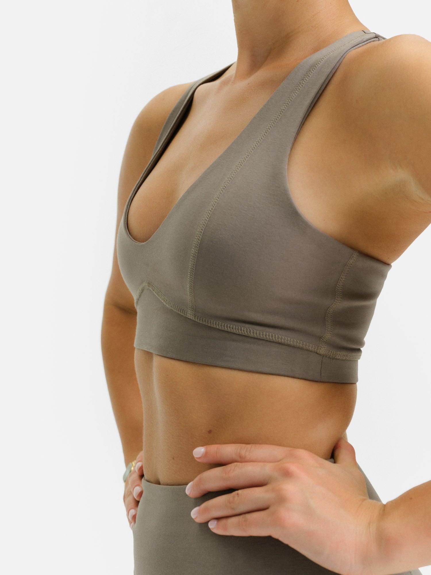 Organic Stretch V-Neck Bra Female Product Image