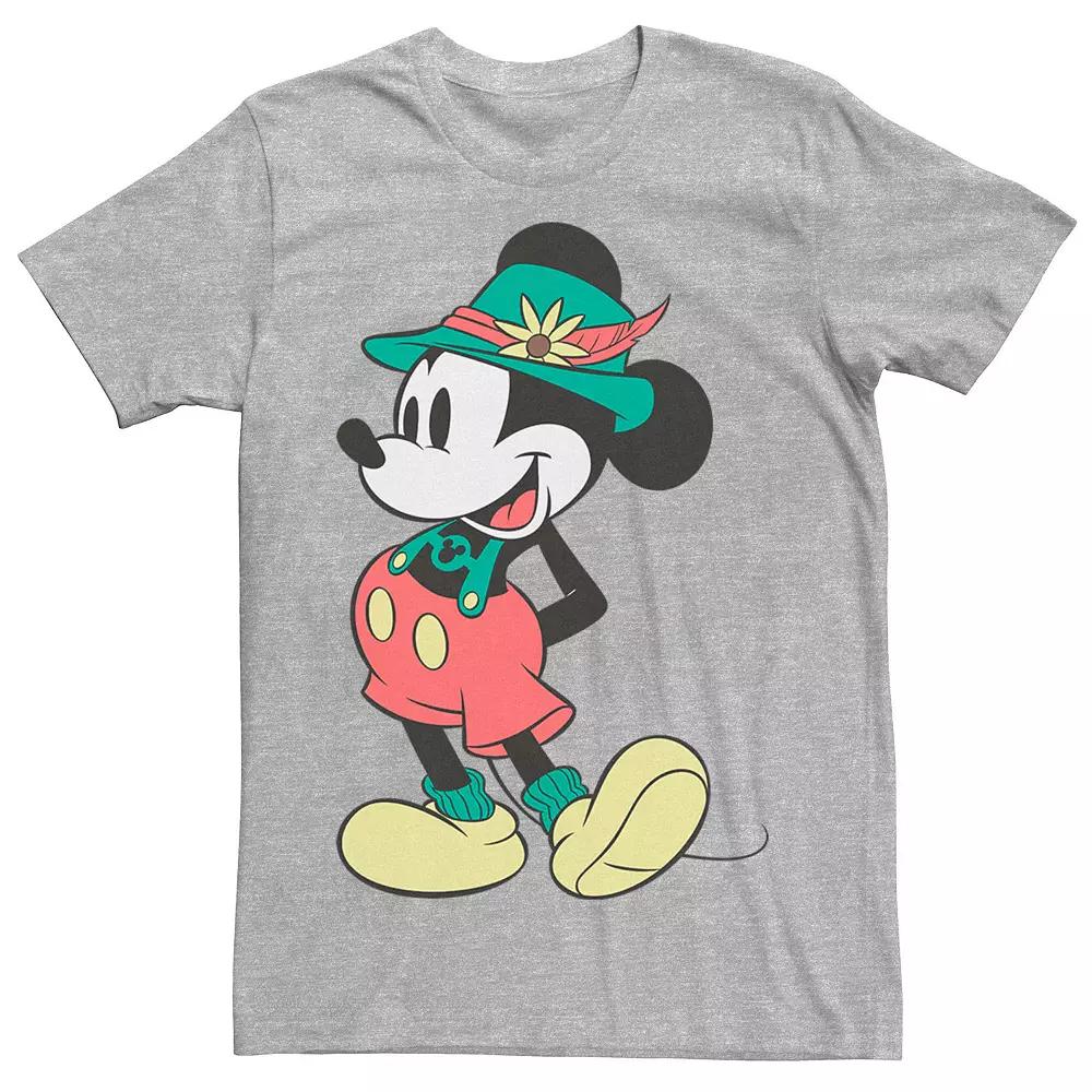 Disney's Mickey Mouse Happy Lederhosen Portrait Men's Tee,  Product Image