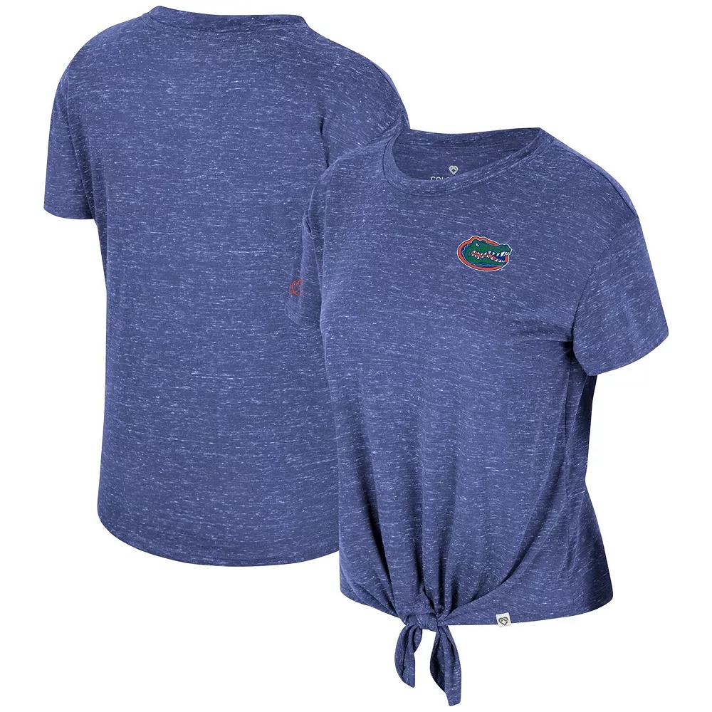 Women's Colosseum Royal Florida Gators Finalists Tie-Front T-Shirt, Size: Medium, Blue Product Image