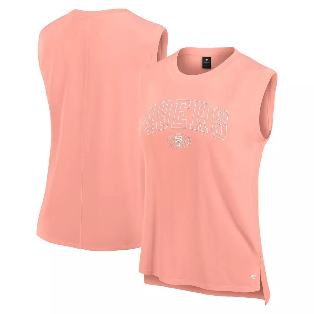 Women's Fanatics White Washington Commanders Studio Gym Tank Top,  Product Image
